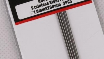Trubice z nerezové oceli Stainless Steel Tube 1.0mm*200mm - Hobby Design