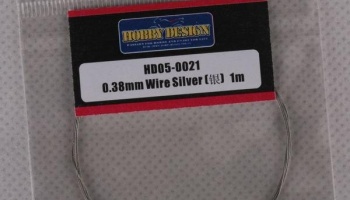 Drát 0.38mm Wire (Silver) 1m - Hobby Design