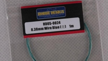 Drát 0.38mm Wire (Blue) 1m - Hobby Design
