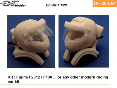 Helmets 2pcs Ferrari F2012, F138 - GF Models