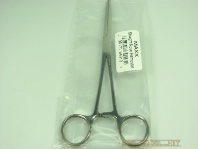 Hemostat s rovnou špicí (velký) - Hemostat Straight Nose Bulk - MAXX