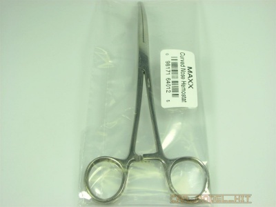 Hemostat se zakřivenou špicí (velký) - Hemostat Curved Nose Bulk - MAXX