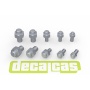 Hexagon nuts with rod - type 1 - 1.5 - 2.5 mm - Decalcas