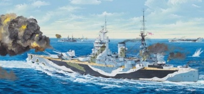 HMS Nelson 1944 (1:200) - Trumpeter