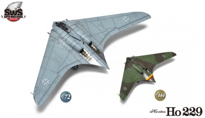 Ho 229 Horten 1/72 & 1/144 - Zoukei-Mura