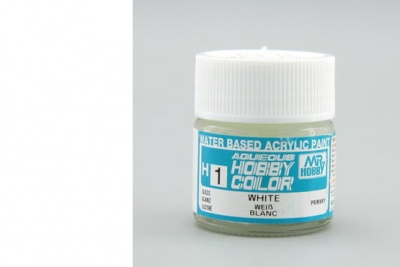 Hobby Color H 001 - White Gloss 10ml - Gunze