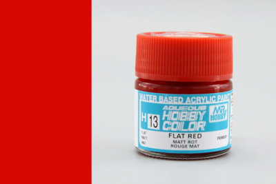 Hobby Color H 013 - Flat Red - Gunze