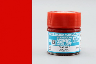 Hobby Color H 013 - Flat Red - Gunze