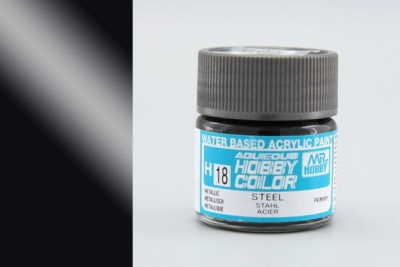 Hobby Color H 018 - Steel Mettalic - Gunze