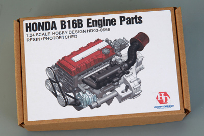 Honda B16B Engine Parts Detail Set 1/24 - Hobby Design