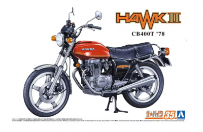 Honda CB400T Hawk-II '78 1/12 . Aoshima