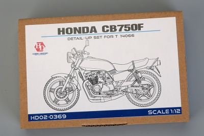 Honda CB750F Detail-up Set For T 14066（PE+Metal parts+Resin+Metal Logo）- Hobby Design