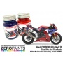 Honda CBR1000RR-R Fireblade SP Grand Prix Red/Blue Paints - 2x30ml - Zero Paints