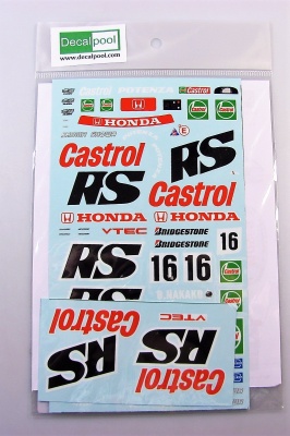 Honda Civic EG9 Castrol - Decalpool