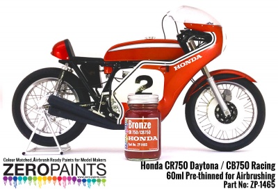 Honda CR750/CB750 Bronze Paint - Zero Paints