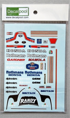Honda NS500 Rothmans 85' W. Garder & R. Mamola - Decalpool