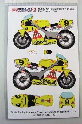 Honda NSR500 HB #9 P.F.Chili 1989 - Racing Decals 43