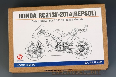 Honda RC213V-2014 (Repsol) Detail-UP Set For T 14130 Plastic Models - Hobby Design