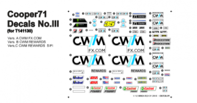 Honda RC213V CWM Cal Crutchlow for Tamiya 14130 - Cooper71