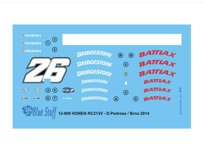 Honda RC213V D.Pedrosa 2014 - Blue Stuff