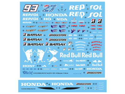 Honda RC213V Test 2014/15 - Blue Stuff