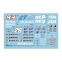 HONDA RC213V Test 2014 - Marquez / Pedrosa / Stoner Decals 1/12 - Blue Stuff