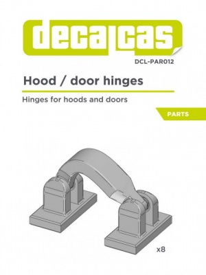 Hood / door hinges 1:24 - Decalcas