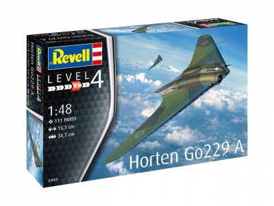 Horten Go229 A-1 (1:48) - Plastic ModelKit letadlo - Revell