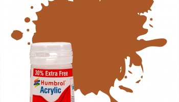 Humbrol barva akryl AB0009EP - No 9 Tan Gloss plus (+ 30% navíc zdarma)