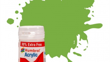 Humbrol barva akryl AB0038EP - No 38 Lime Gloss (+ 30% navíc zdarma)