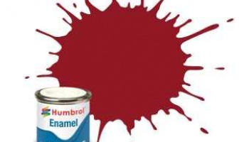 Humbrol barva email - No 20 Crimson - Gloss - 14ml – Humbrol
