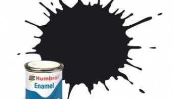 Humbrol barva email - No 33 Black - Matt - 14ml – Humbrol