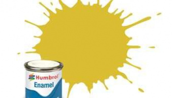 Humbrol barva email - No 81 Pale Yellow - Matt - 14ml – Humbrol