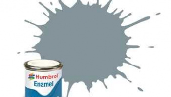 Humbrol barva email  - No 87 Steel Grey - Matt - 14ml – humbrol