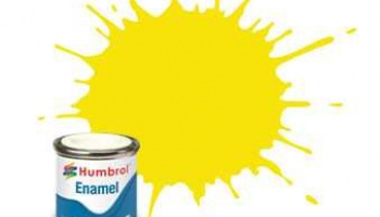 Humbrol barva email - No 99 Lemon - Matt - 14ml – Humbrol