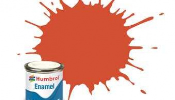 Humbrol barva email AA1451 - No 132 Red - Satin - 14ml – Humbrol