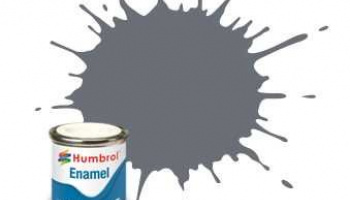 Humbrol barva email AA1571 - No 145 Medium Grey - Matt - 14ml – Humbrol