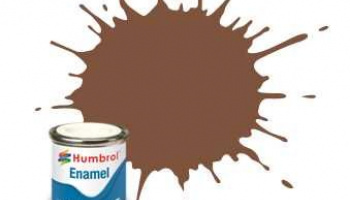 Humbrol barva email AA6224 - No 186 Brown - Matt - 14ml – Humbrol