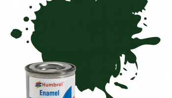 H.195 Chrome green satin enamel tinlet - Humbrol