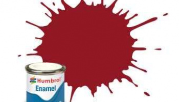 Humbrol barva email AQ0229 - No 20 Crimson - Gloss - 50ml