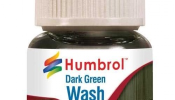 Humbrol barva email AV0203 - Wash - Dark Green 28ml