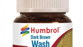 Humbrol barva email AV0205 - Wash - Dark Brown 28ml