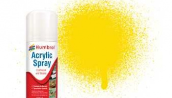 Humbrol sprej akryl AD6069 - No 69 Yellow - Gloss - 150ml