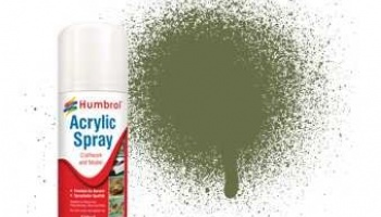 Humbrol sprej akryl AD6080 - No 80 Grass Green - Matt - 150ml