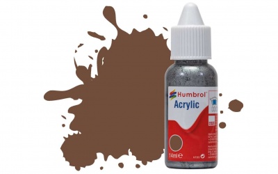 Humbrol barva akryl DB0098 - No 98 Chocolate Matt - 14ml