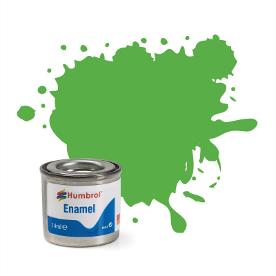 Humbrol barva email AA0037 - No 37 Bright Green - Matt - 14ml