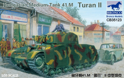 Hungarian Medium Tank 41.M Turan II 1:35 - Bronco