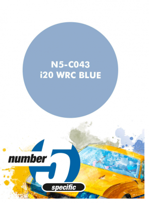 i20 WRC Blue Paint for Airbrush 30 ml - Number 5