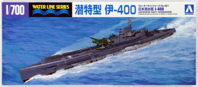 IJN Submarine I-400 1/700 - Aoshima