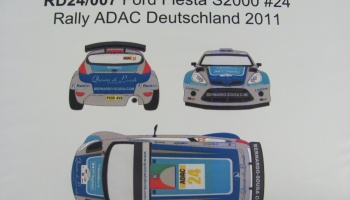 Ford Fiesta S2000 #24 Rally ADAC Deutschland 2011 - Racing Decals 43